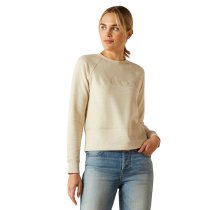 Ariat Martine Crew Neck Sweatshirt - Pelican Heather