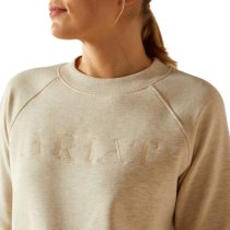 Ariat Martine Crew Neck Sweatshirt - Pelican Heather