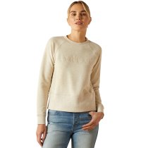 Ariat Martine Crew Neck Sweatshirt - Pelican Heather