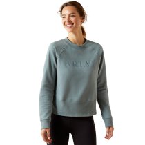 Ariat Martine Crew Neck Sweatshirt - Steel Sage