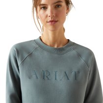 Ariat Martine Crew Neck Sweatshirt - Steel Sage