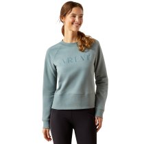 Ariat Martine Crew Neck Sweatshirt - Steel Sage
