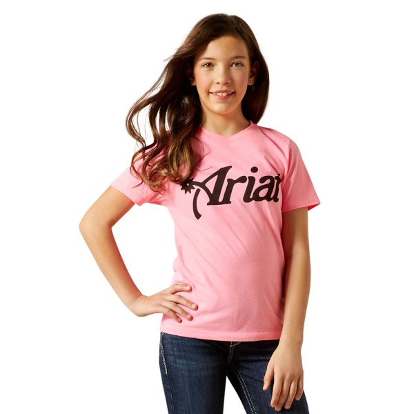 Ariat Girls Spur Script Tee