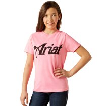 Ariat Girls Spur Script Tee