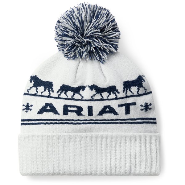 Ariat Apres Ski Beanie in Off White