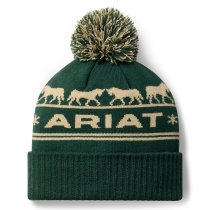 Ariat Apres Ski Beanie in Olive Green