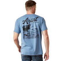 Ariat Men’s Cattle Co. T-Shirt – Coronet Blue