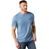 Ariat Men’s Cattle Co. T-Shirt – Coronet Blue