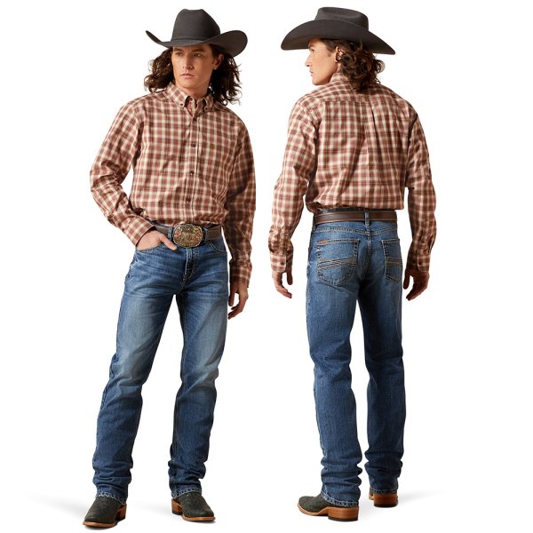 Men’s clothing from Ariat and Cinch – jeans, shirts, outerwear, and casual styles from Tack Room Inc.