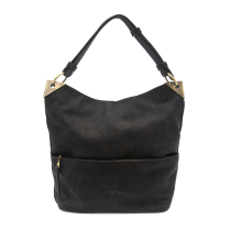 Joy Susan Darcy Zip Front Pocket Bucket Bag