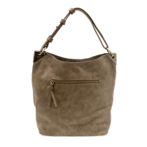 Joy Susan Darcy Zip Front Pocket Bucket Bag