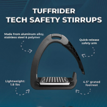 TuffRider Tech Safety Stirrup - 3 Colors