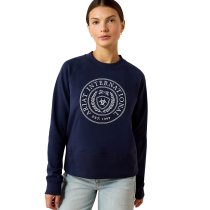 Ariat Martine Crew Neck Sweatshirt - Navy