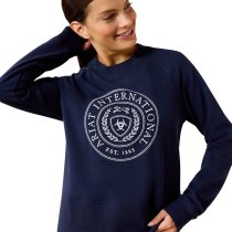Ariat Martine Crew Neck Sweatshirt - Navy
