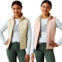 Ariat Bella Reversible Quilted Vest for Girls S