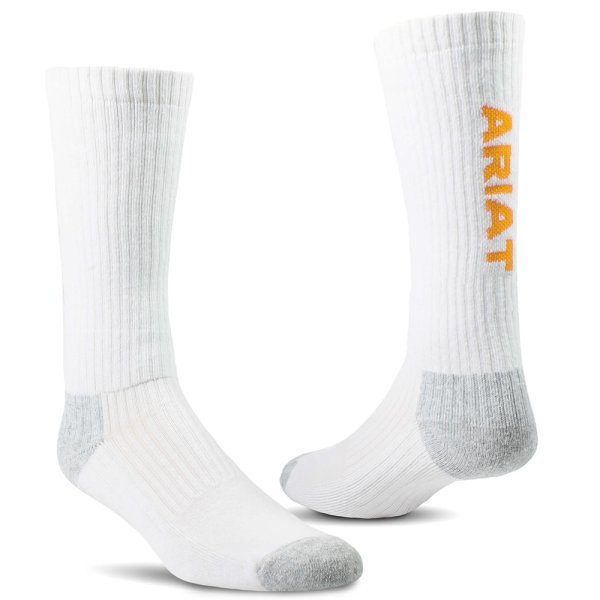 Ariat Work Premium Ringspum Cotton Socks (3 pack)