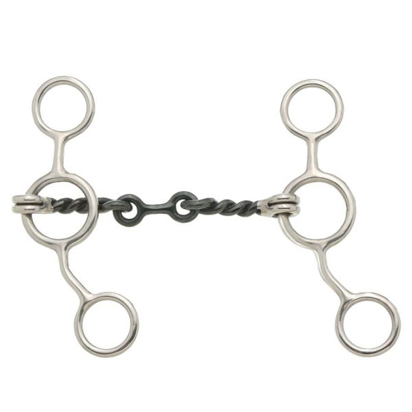 Tough 1 Sweet Iron Dogbone Snaffle Western Bit