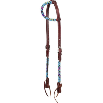 Tough1 Royal King Diamond Beaded Single Ear Headstall