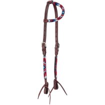 Tough1 Santa Fe Beaded Single Ear Headstall