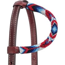 Tough1 Santa Fe Beaded Single Ear Headstall