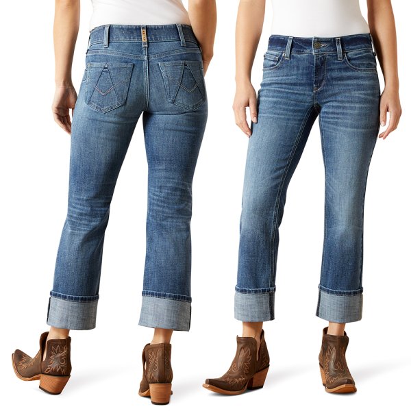 Ariat Silvie Perfect Rise Straight Leg Crop Jeans