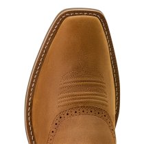 Ariat Heritage Roughstock Boots in Brown Oiled Rowdy