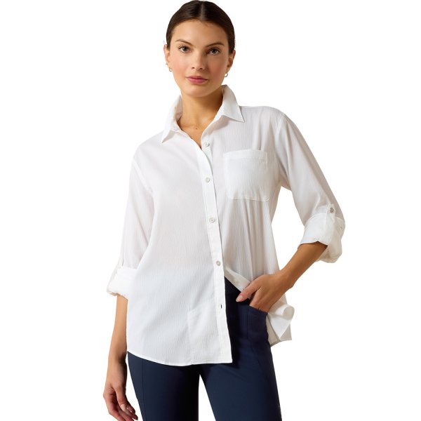 Ariat VentTEK™ Fresh Long Sleeve Shirt – White