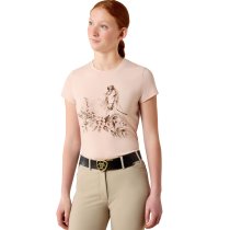 Ariat Ethereal Equine T-Shirt for Girls – Sepia Rose