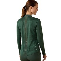 Ariat Breathe 1/2 Zip Baselayer – Monstera Green