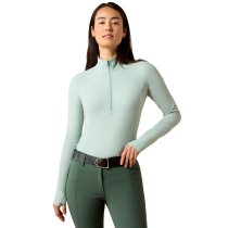 Ariat SolVeil 1/2 Zip Baselayer Shirt – Blue Surf