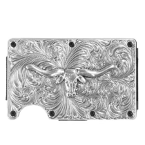 3D Men’s Utility Wallet – Longhorn Motif