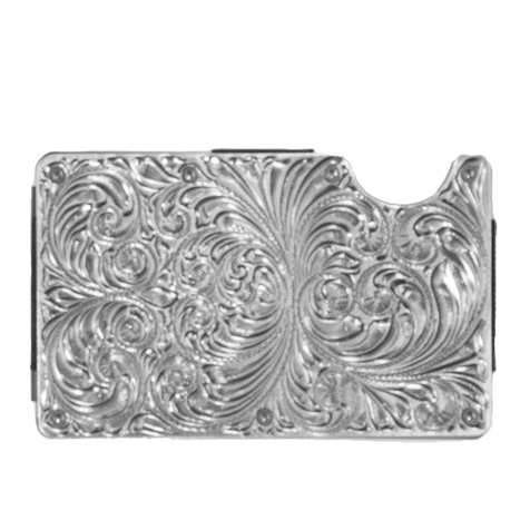 3D Men’s Utility Wallet – Engraved Scroll