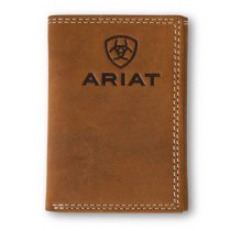 Ariat Tri-fold Wallet with Embossed Logo