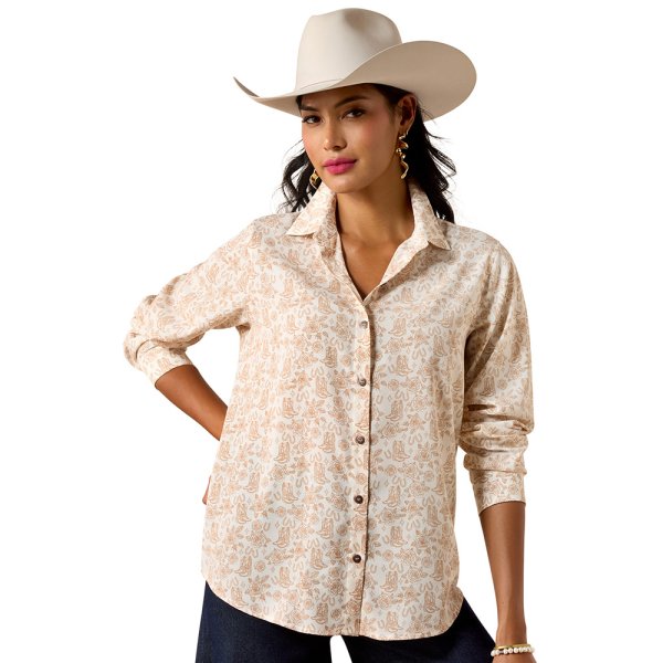 Ariat Homestyle Shirt – Women’s Boot Print