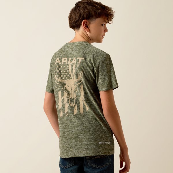 Ariat Longskull Freedom T-Shirt – Boys