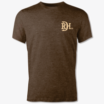 Red Dirt Hat Co. Tooled Leather T-Shirt – Brown