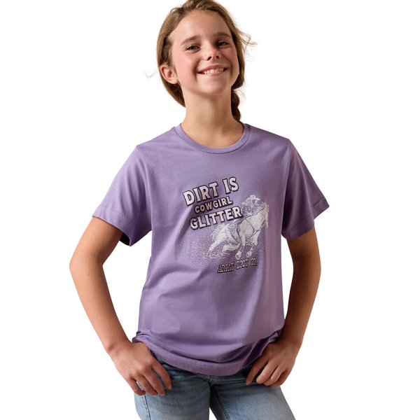 Ariat Dirt is Glitter T-Shirt for Girls