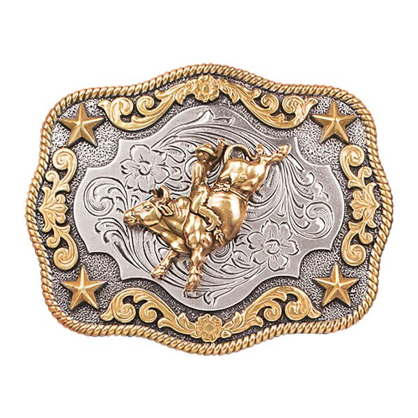 Nocona Youth Bull Rider Buckle
