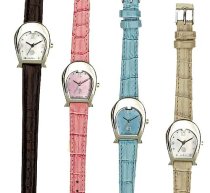 Tempi Watchworks Catalina Equestrian Watch with Pink Band