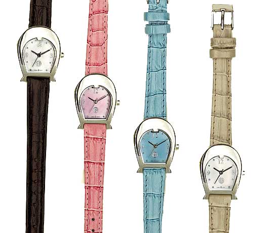Tempi Watchworks Catalina Equestrian Watch with Pink Band