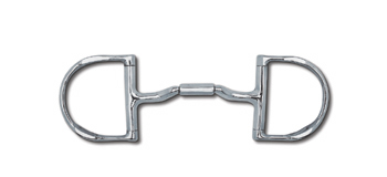 Myler Dee Bit with Hooks Forward Tilt Barrel
