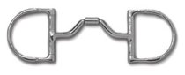 Myler Dee Bit with Hooks and Ported Barrel