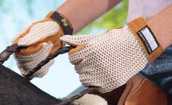 Heritage Crochet Riding Gloves for Kids