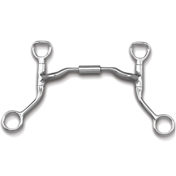 Myler Bit HBT Shank with Low Port Comfort Snaffle