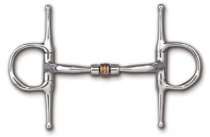 Myler Full Cheek Bit with Comfort Snaffle and Copper Roll