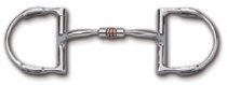 Myler Dee Bit with Hooks and Comfort Snaffle with Roller