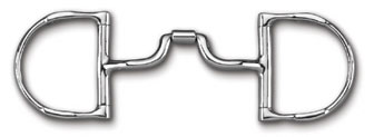 Myler Dee Bit with Hooks and Narrow Low Ported Barrel