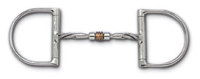 Myler Dee Bit Twisted Comfort Snaffle with Roller