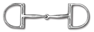 Myler Dee Snaffle Bit Without Hooks