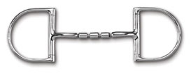 Myler Dee Bit without Hooks Mullen Triple Barrel